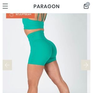 Paragon Big Moves Sculptseam Shorts- Flex Sweat - Colors Lucky and Dew.
